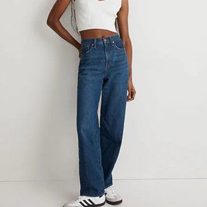 Madewell Baggy Straight Jean in Indigo Wash